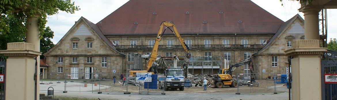 Abbrucharbeiten in Kassel